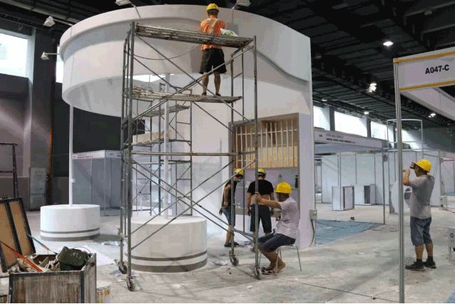 2019年國際大型展示展覽搭建現場  第4張