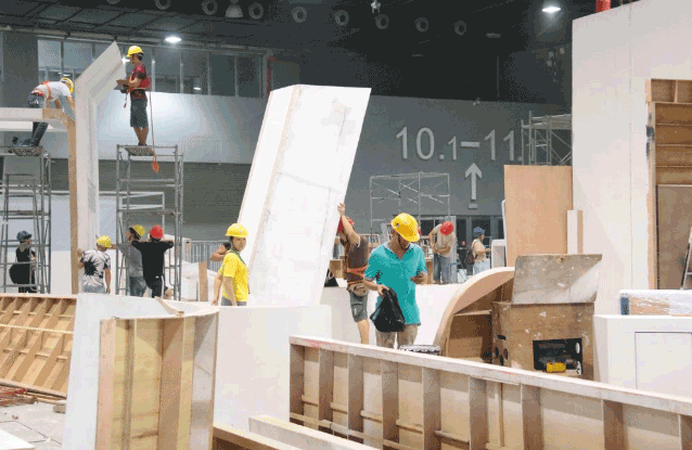 2019年國際大型展示展覽搭建現場  第7張